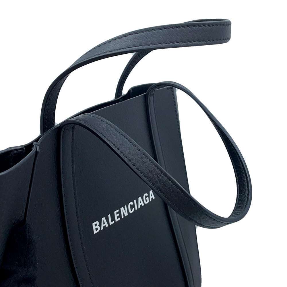 Balenciaga Tote Bag 2way Shoulder Bag Black View 4